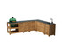 Teca Kitchen L Shape Island Teca Kitchen L Shape Island