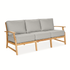 Layla Lowback Sofa with Pebble Cushion [Pebble]