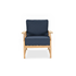 Layla Lowback Lounge Chair with Indigo Azure Cushion [Indigo Azure]
