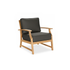 Layla Lowback Lounge Chair with Carbon Cushion [Carbon]