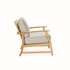 Layla Lowback Lounge Chair with Pebble Cushion [Pebble]