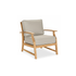 Layla Lowback Lounge Chair with Pebble Cushion [Pebble]