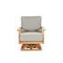 Layla Lowback Swivel Rocker with Pebble Cushion [Pebble]