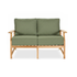 Layla Lowback Loveseat with Aloe Cushion [Aloe]