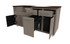 Challenger Coastal 67.25" Gas Grill Island with Waste Bin & Storage
