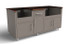 Challenger Coastal 76.25" Grill Island with Side Burner & Storage