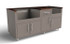 Challenger Coastal 76.25" Grill Island with Side Burner & Storage