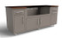 Challenger Coastal 79.25" Large Grill Island with Waste Bin & Storage