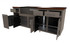Challenger Coastal 80.875" Grill Island with Waste Bin & Dual Storage Cabinets