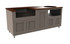 Challenger Coastal 83" Dual Grill Island with Ceramic & Gas Grill Bases