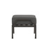 Lydia Ottoman with Carbon Cushion [Carbon]