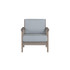 Chloe Lounge Chair with Mist Cushion in Coastal Grey Finish [Mist][Coastal Grey]
