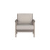 Chloe Lounge Chair with Pebble Cushion  in Coastal Grey Finish [Pebble][Coastal Grey]