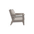 Chloe Lounge Chair with Pebble Cushion  in Coastal Grey Finish [Pebble][Coastal Grey]