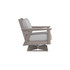 Chloe Swivel Rocker with Slate Cushion With White Welt in Coastal Grey Finish [Slate][Coastal Grey]