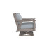 Chloe Swivel Rocker  with Mist Cushion in Coastal Grey Finish [Mist][Coastal Grey]
