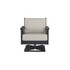Chloe Swivel Rocker with Pebble Cushion in Black Finish [Pebble][Black]