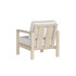 Alex Lounge Chair in Seashell Poly lumber frame color with Canvas Birdseye cushions [Seashell][Canvas Birdseye]