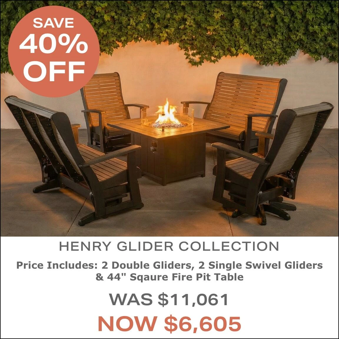 glider outdoor furniture
