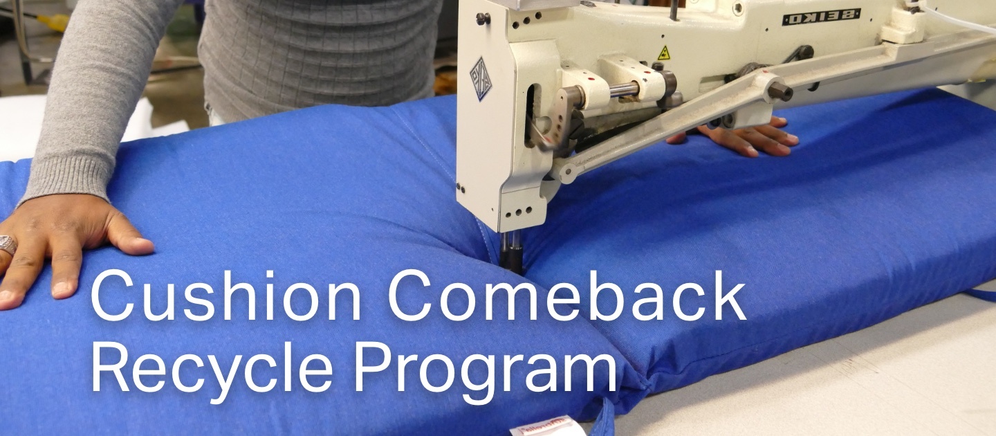 outdoor cushion recycle program