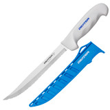 Dexter Outdoors® SG142-8TEEG 8" SOFGRIP® Tiger Edge Scalloped Knife with Edge Guard