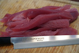 Look at these great slices with a Dexter 12" sashimi knife