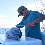 DX10S Dextreme Knife being used on a boat