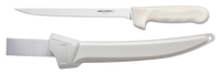 S133-8WS1 8 inch Sani-Safe®  narrow flexible fillet knife with sheath.