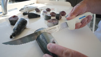 SG142-8TEEG filleting fish.