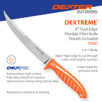 DX8F Dextreme knife, stainless steel blade