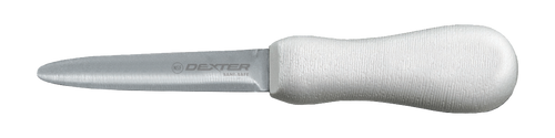 Dexter S137 4" Galveston Pattern oyster knife with Sani-Safe handle.