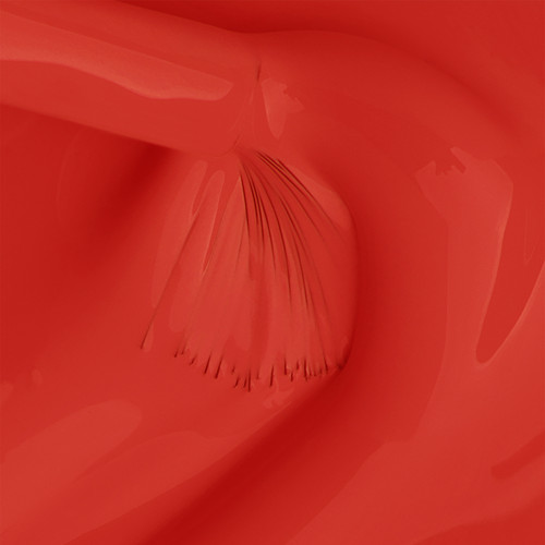 Close-up view of Candy Mini by TGB Inc, highlighting its bold red color and rich, creamy gel texture.