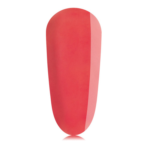 Vibrant fuschia coral nail swatch using "Passionate BIAB" buillder gel from The GelBottle Inc.