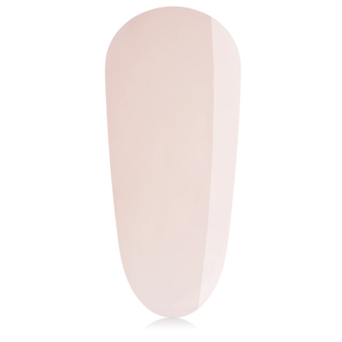 Sheer rosy neutral gel nail polish swatch, "Haze" shade by The GelBottle Inc. Buildable, chip-resistant, non-bleed formula for soft, refined manicures