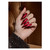 Stiletto-shaped nails finished in Exclusive Access by The GelBottle Inc., highlighting a bold ruby-red shine.