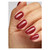 Manicured nails painted in Fire BIAB by The GelBottle Inc., showcasing a deep red shade with high-shine coverage.