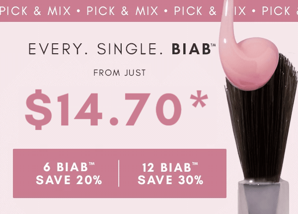 CHOOSE FROM ANY SHADE, ANY FORMULA