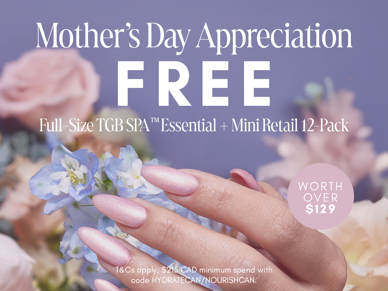 USE CODE HYDRATE OR NOURISH AT CHECKOUT.