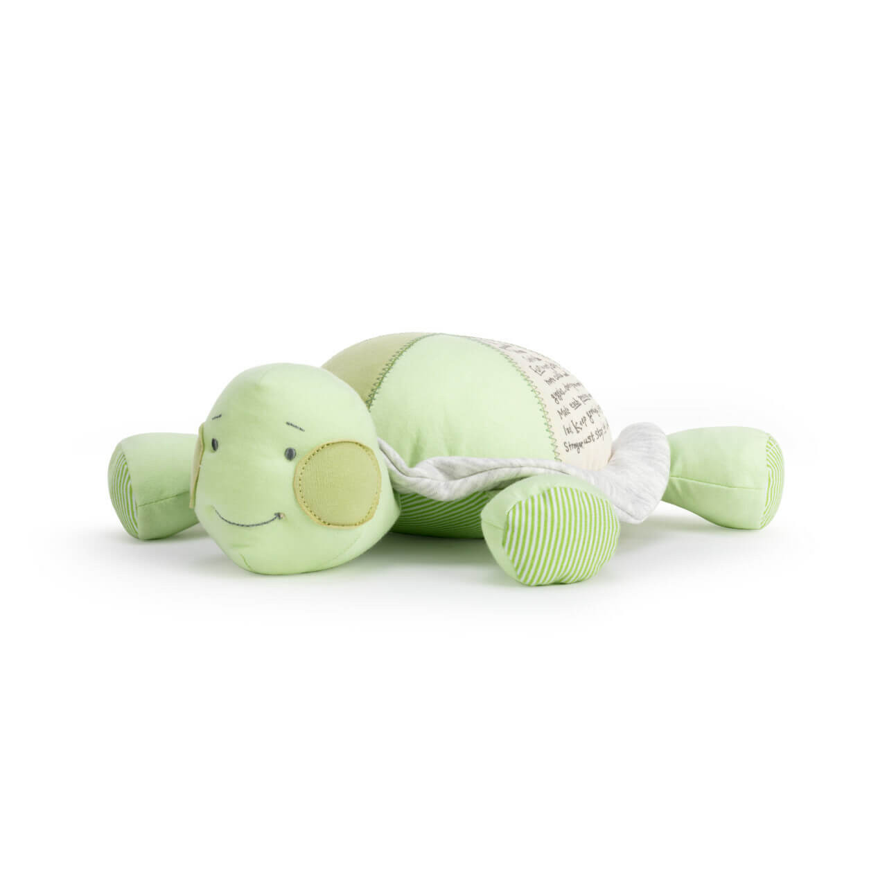 Demdaco grow slow green turtle plush