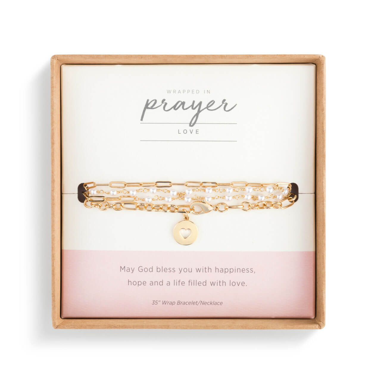 wrapped in prayer love bracelet necklace