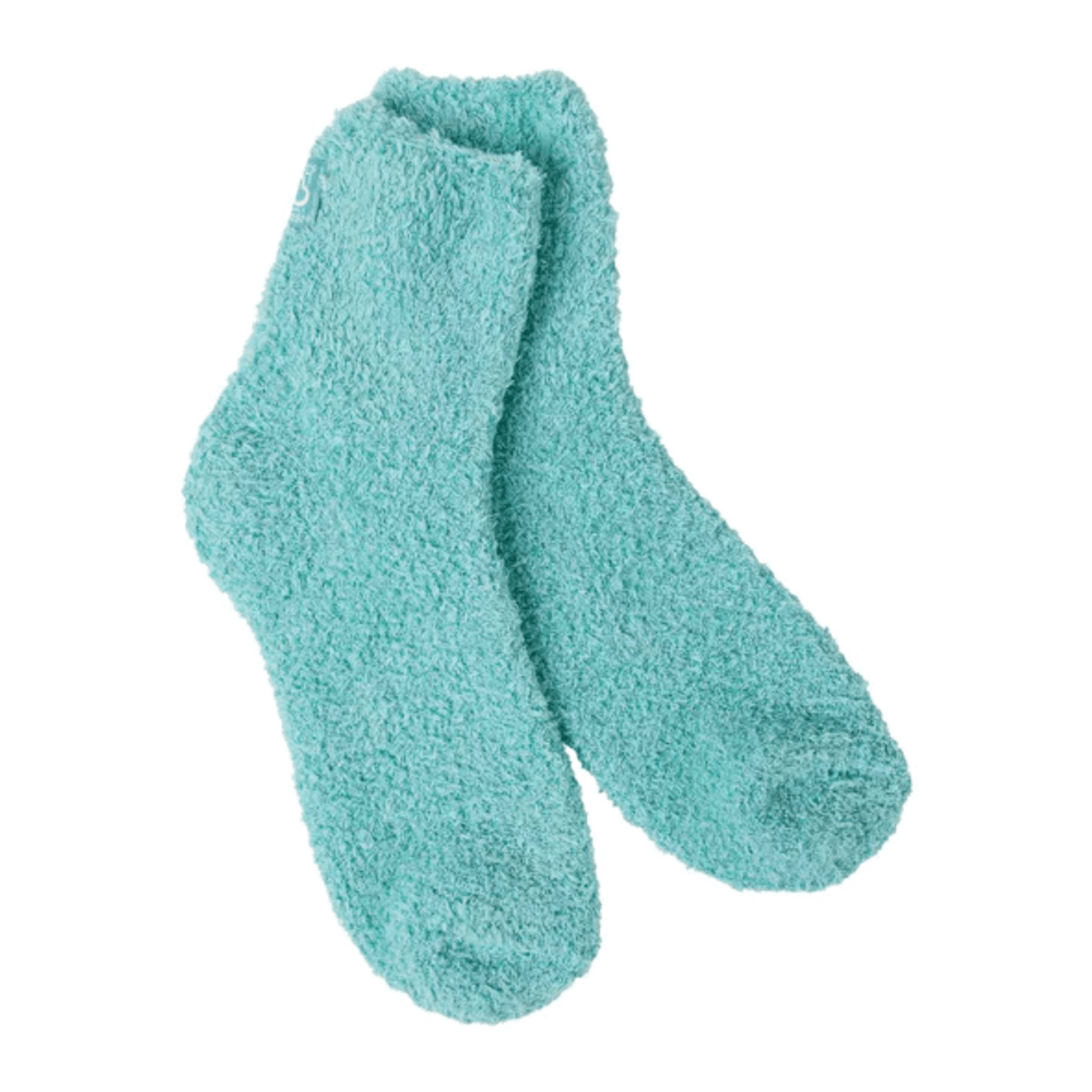 World's Softest Socks Cozy Quarter w/ Grippers Sea Foam
