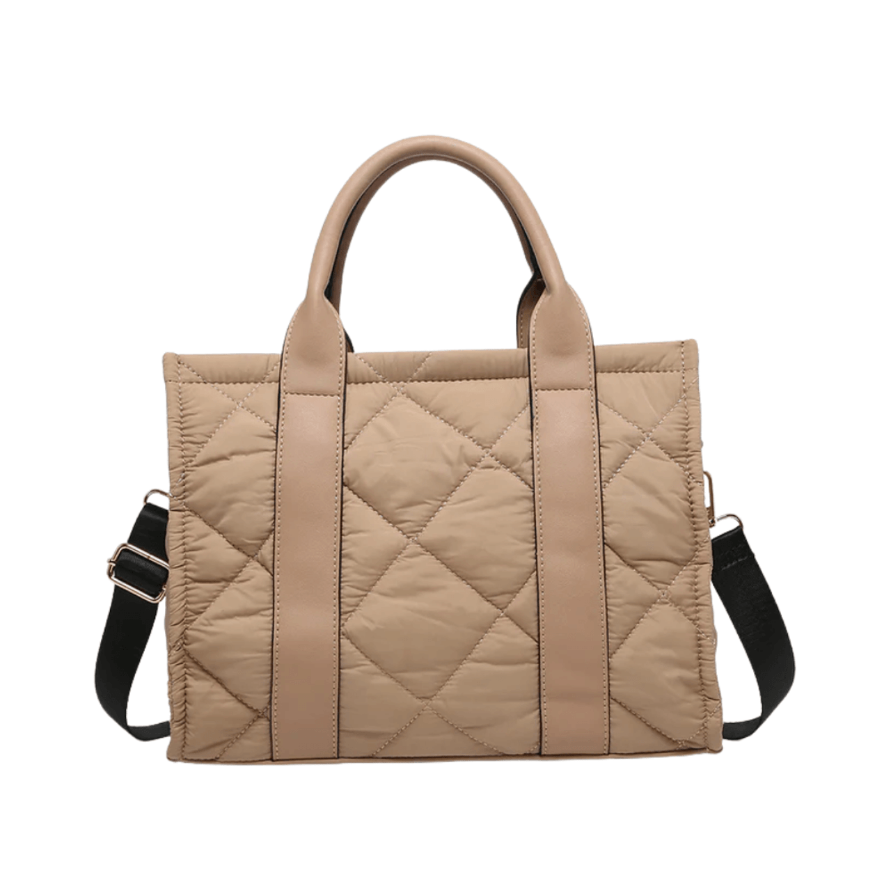 Jen & Co Clare Quilted Bag Taupe