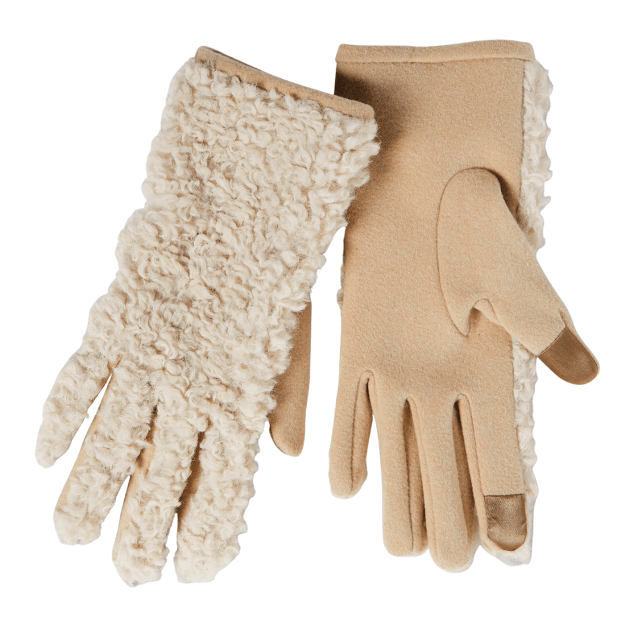 Demdaco Sherpa Gloves Cream