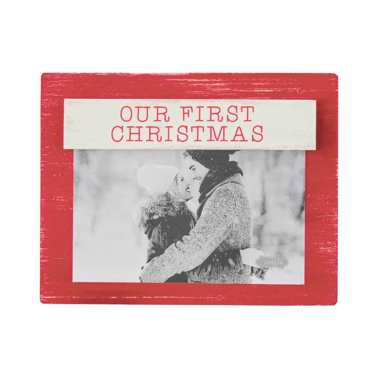 Mud Pie Our First Christmas Magnetic Picture Frame