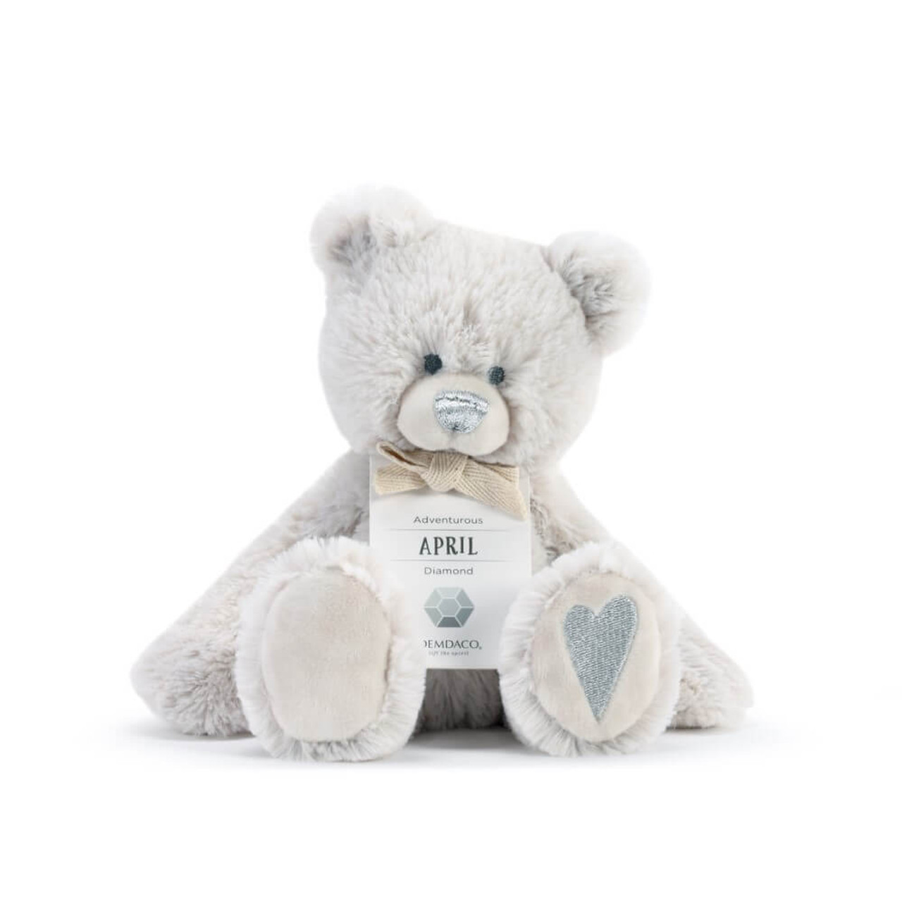 Demdaco Birthstone Bear April Diamond