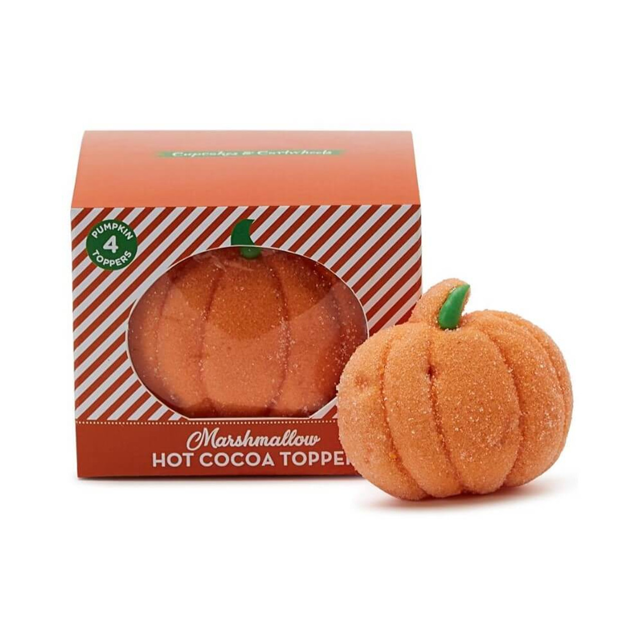 Cupcakes and Cartwheels Two's Company Marshmallow Hot Cocoa Topper Candy Pumpkin
