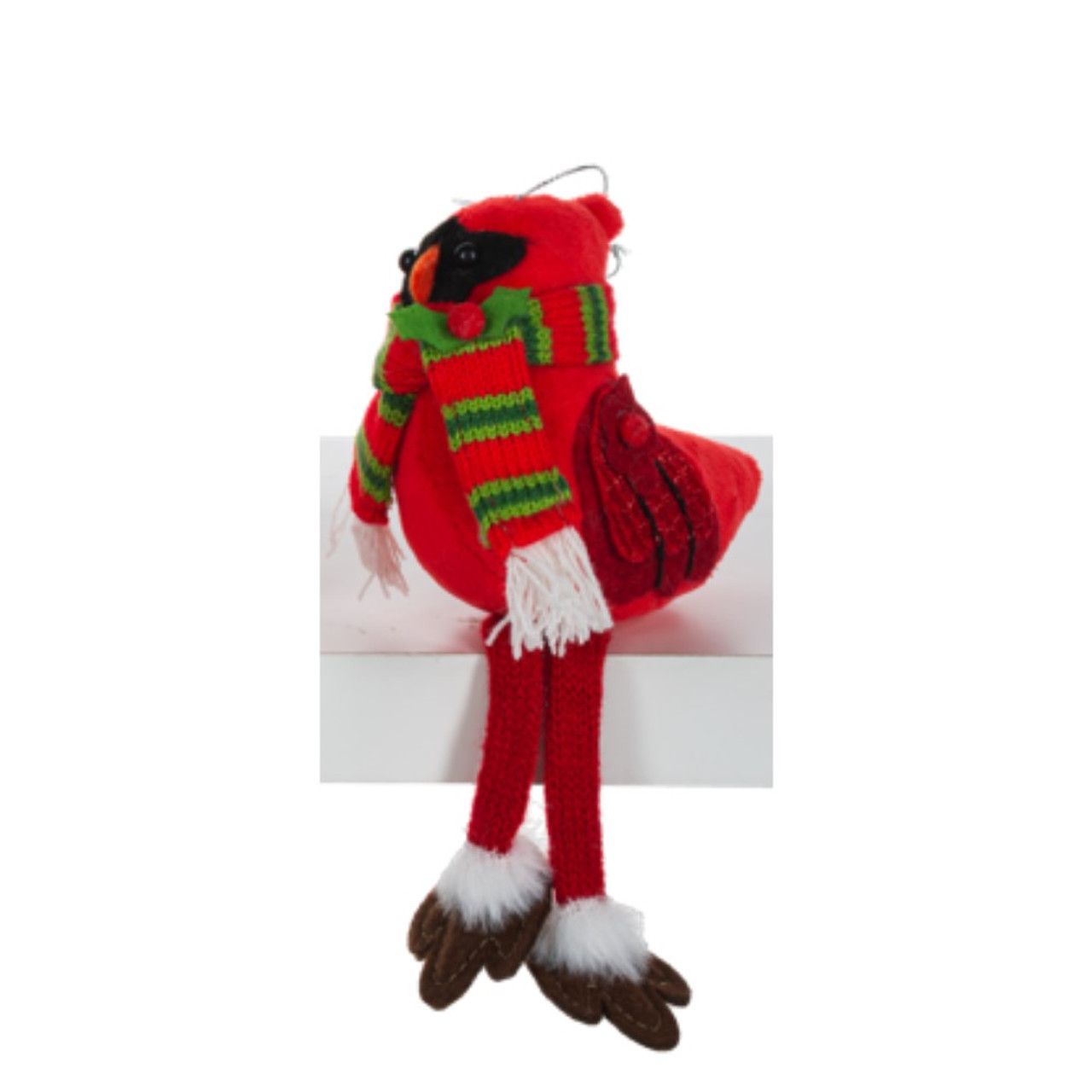 Ganz Warm Cozy Cardinal Shelf Sitter Ornament