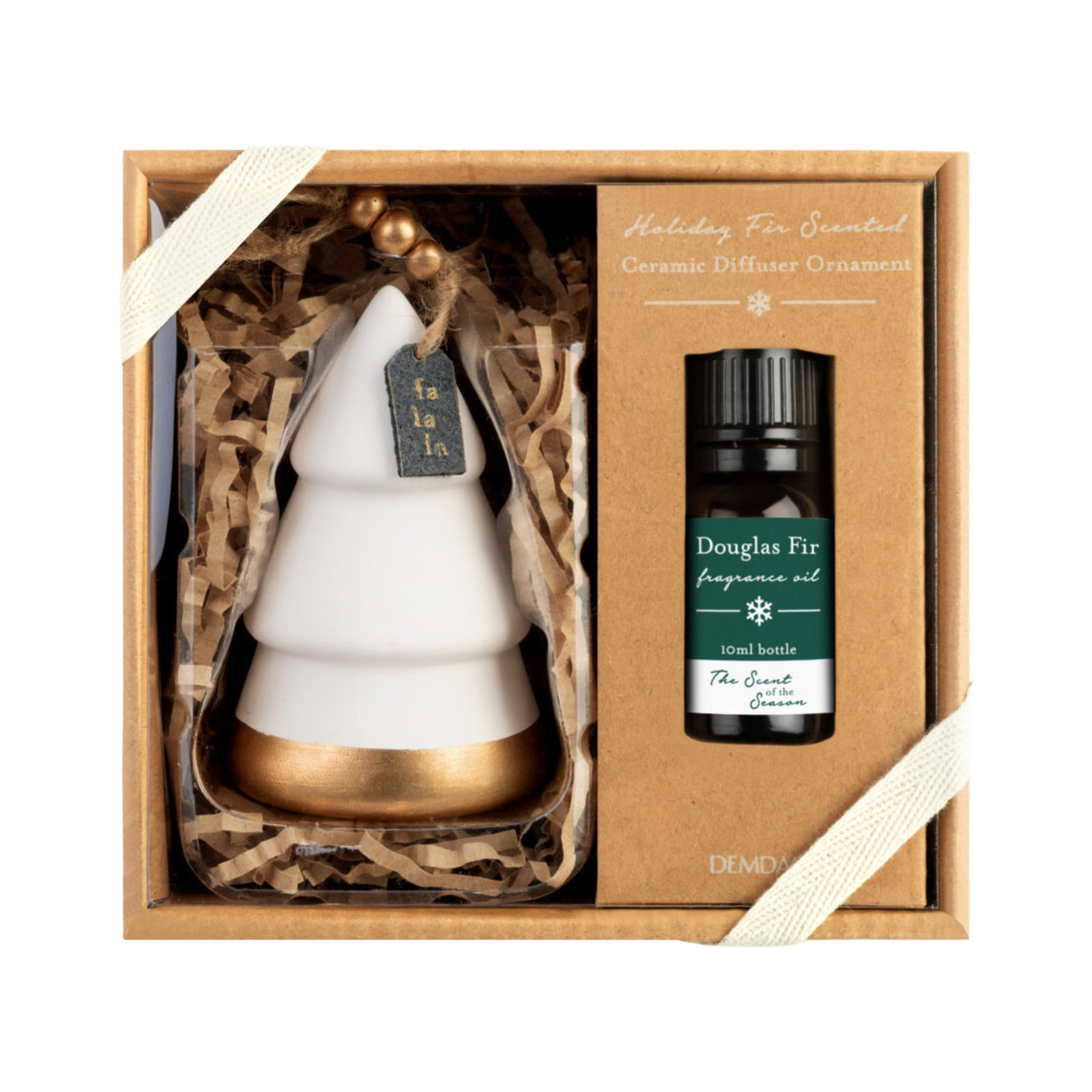 Demdaco Ceramic Fragrance Oil Diffuser Ornament Christmas Tree