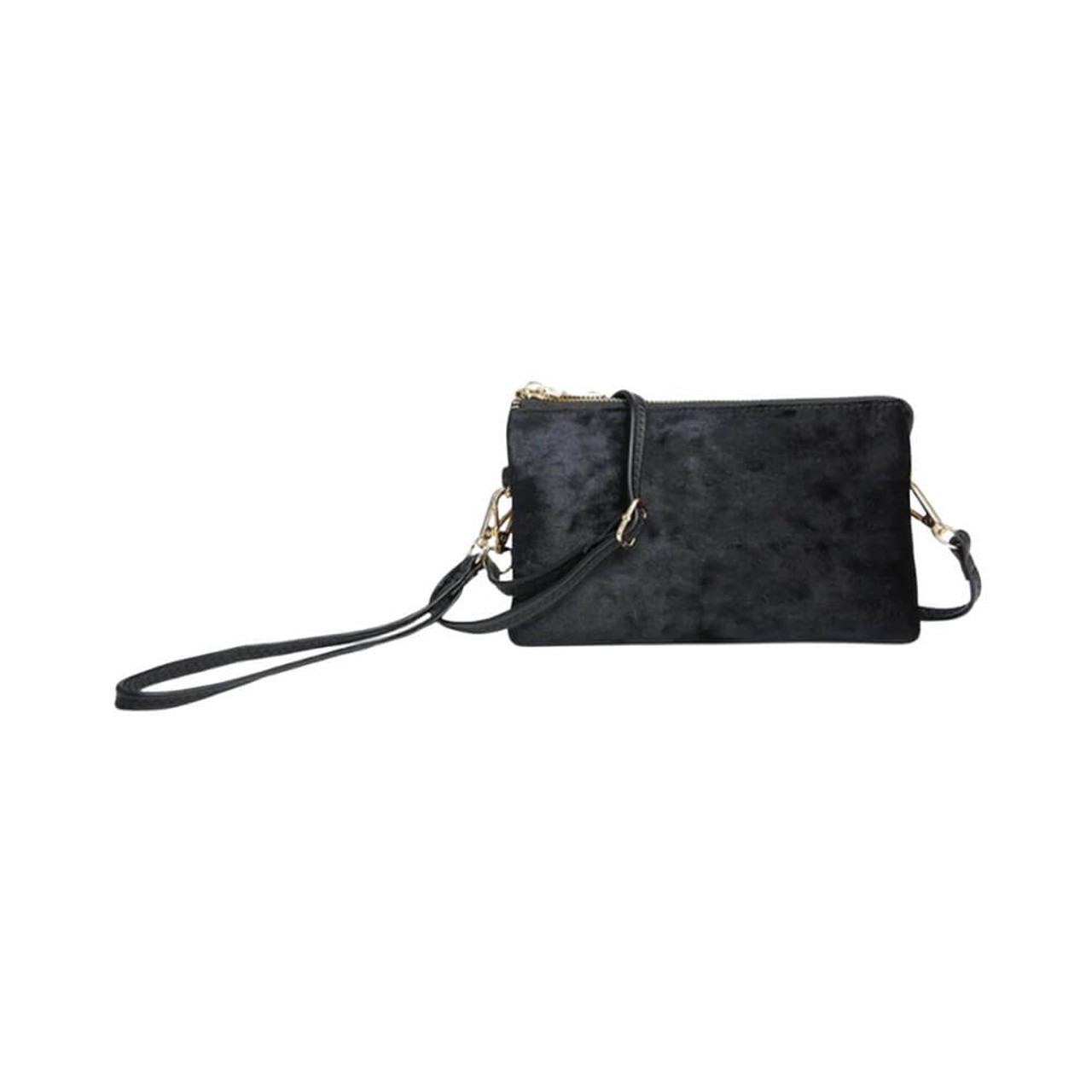 Jen & Co Riley Velvet Black