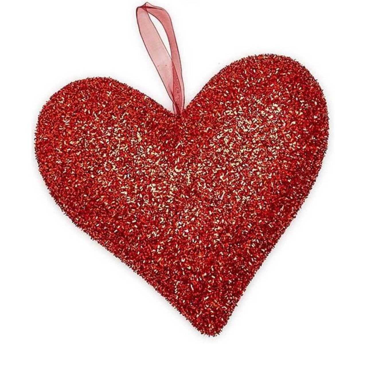 Two's Company Glitter Heart Red